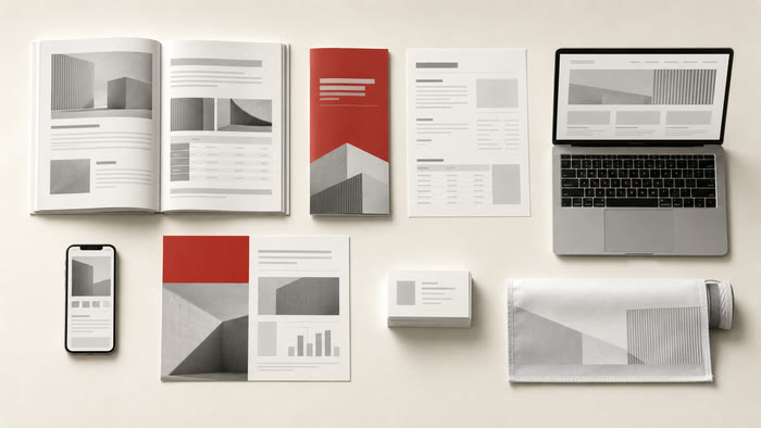 One system: website, catalogue, films, stand and lead capture